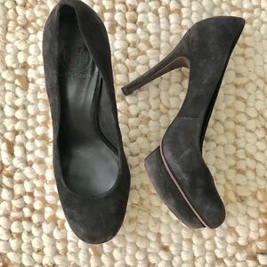 Tory Burch Camille suede platform heels